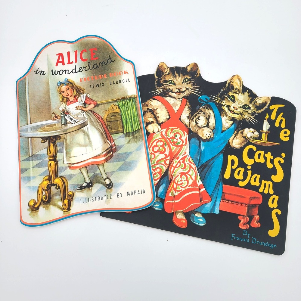 Laughing Elephant Childrens Book Lot: The Cat's Pajamas & Alice in Wonderland